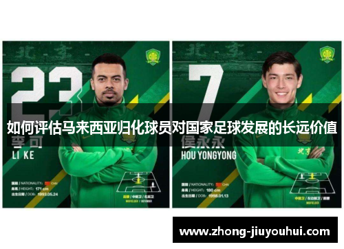 如何评估马来西亚归化球员对国家足球发展的长远价值